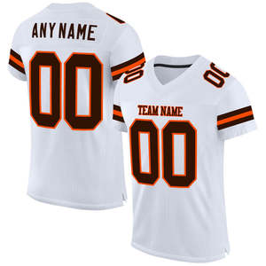 เสื้อเจอร์ซีย์ฟุตบอลอเมริกันสำหรับผู้ชายใส่สบายมีขนาดพิเศษออกแบบด้วยการพิมพ์ซับลิเมชันแบบเย็บปัก - Product Image 3