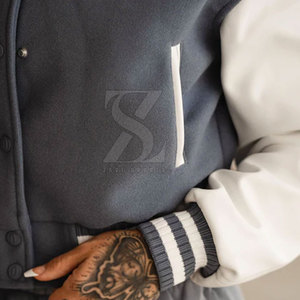 Ropa para adultos Venta en línea Crop Top Letterman Chaquetas Hecho en la mejor calidad Mujeres Crop Top Letterman Chaquetas En stock - Product Image 4