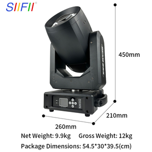 Mini projecteur de scène mobile 295W avec RGBW, IP33, contrôle DMX512, CRI 70 élevé pour <span class=keywords><strong>DJ</strong></span>, clubs, mariages et événements religieux - Product Image 2