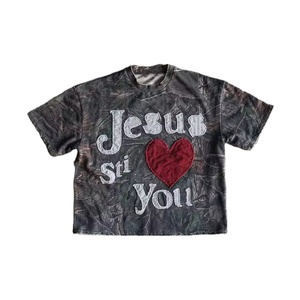 Heavyweight 350gsm Custom Streetwear Canvas Patch Oversized <b>Drop</b> Shoulder <b>Acid</b> Wash Mid Sleeves Multi-Color Customization - Product Image 1