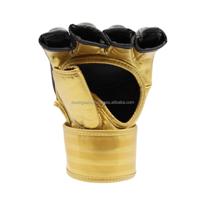 Custom Logo MMA Gloves Leather Breathable Durable Non-Slip Adjustable Wrist <b>Strap</b> Lightweight Boxing Training Gloves Hook Loop - Product Image 6