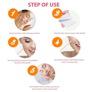 Ensemble de 4 aiguilles pour l'élimination des points noirs et de l'acné Outils de nettoyage du visage pour l'extraction des points noirs et le nettoyage des pores - Product Image 4