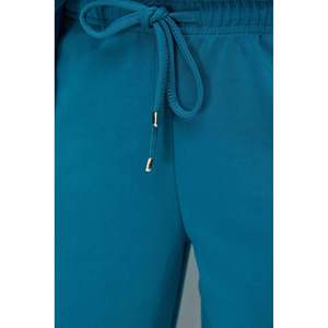Pantalons de survêtement à jambes larges pour femmes, doux au toucher, 100% polyester, taille ajustable, pour les activités de plein air - Product Image 5