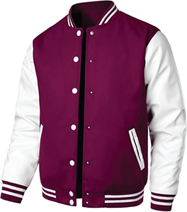 Vestes universitaires personnalisées pour hommes, vestes Letterman avec logo brodé personnalisé, coupe classique - Product Image 4