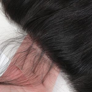 13x6 thẳng ren phía trước vô hình trong suốt 100% tóc con người Remy Pre ngắt ren phía trước đóng cửa 13x6 - Product Image 4