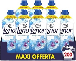 Suavizante de telas concentrado Lenor, 200 lavados (8 x 25), Aroma D'Italia Panarea, frescura y suavidad duraderas - Product Image 4