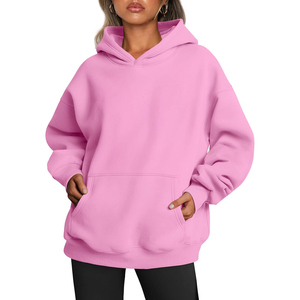 2025 personnalisé de haute qualité français Terry Hoodies femmes Streetwear haute qualité essentiels goutte épaule en gros pas cher prix - Product Image 1