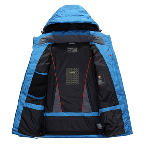 Nouvelle veste matelassée à bulles pour homme, taille plus, hiver, veste matelassée d'extérieur pour homme, fermeture éclair, logo personnalisé, longueur régulière - Product Image 3