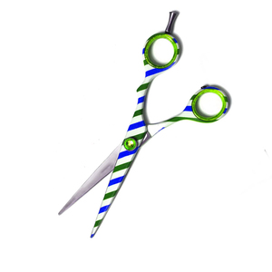 Tijeras de peluquero al por mayor para peluquería, tijeras de corte de pelo de peluquero alemán de acero recubiertas de papel para belleza - Product Image 4