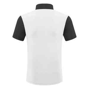 Logo personnalisé T-shirt polo en coton à manches courtes pour hommes en tissu piqué coupe confortable design d'été élégant OEM usine directe - Product Image 3