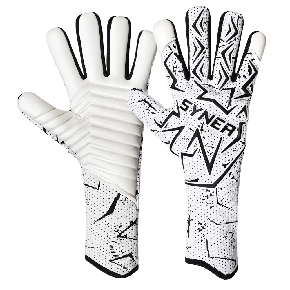 Guanti da portiere per allenamento di calcio traspiranti guanti da portiere personalizzati con protezione massima presa guanti da calcio GK