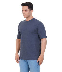 Camiseta de cuello redondo para hombre, ropa de calle, venta al por mayor, algodón polivinílico en diferentes métodos de impresión y materiales en stock para la venta - Product Image 3