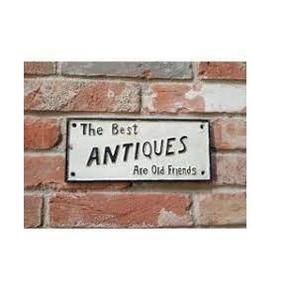 Placa de letrero de puerta de pared de hierro fundido antiguo, placas grabadas de hierro fundido Vintage para placas de letrero de puerta y pared - Product Image 3