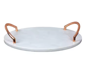 Plateau de service en marbre classique, qualité supérieure, fait à la main, plateau carré en marbre, plateau de rangement - Product Image 4