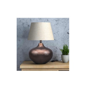 Hot Selling Design Reading metal <b>Lamp</b> silver color hammered finished body shade Lampshade Table <b>Lamp</b> Wholesale Manufacturer - Product Image 3