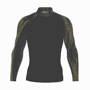 Rashguard MMA personnalisé avec logo sur le devant, unisexe, 100% polyester, durable, léger, couleur personnalisée, service OEM, vente en gros - Product Image 3