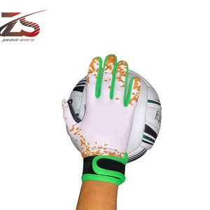 Meilleure vente de gants de football gaélique de haute qualité Prix optimal Extérieur Applicable Matériau en cuir Gants de gardien de but Pakistan - Product Image 1