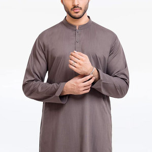 2025 dernière conception XXL Shalwar Kameez respirant coton hommes traditionnel ethnique Style décontracté vêtements meilleure qualité musulman - Product Image 2