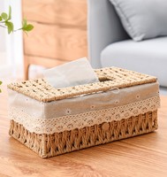 Paniers de rangement en bambou et rotin écologiques de qualité supérieure à prix abordable - Conception flexible, vente en gros de boîtes à mouchoirs et de housses pour papier toilette
