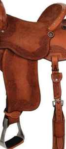 Silla de Montar Occidental RiderTrust Premium Personalizada, 100% Cuero de Búfalo con Armazón de Madera, Cómoda y Duradera para Montar a Caballo - Product Image 2