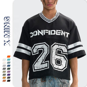 Camiseta de manga corta de gran tamaño unisex Micromesh Poly Blend, camiseta personalizada de malla de doble capa con estampado Digital, camiseta para hombre - Product Image 2