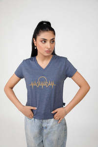 Camiseta Informal de Algodón Suave y Transpirable para Mujer, con Mangas Cortas, Cuello Redondo, Diseño Personalizable para Uso Diario - Product Image 5