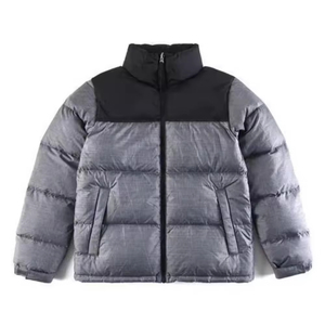 Chaqueta de plumón de pato cálida para hombre, personalizada 2026, de nailon, con capucha, para invierno, estilo burbuja, tipo puffer, de lona, para uso urbano, con cierre frontal - Product Image 6