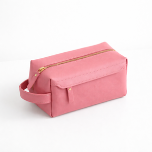 Sac de toilette en cuir végétalien de luxe en gros, pochette de maquillage tendance, sac cosmétique - Product Image 1