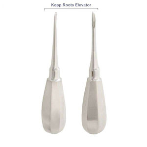 Élévateurs radiculaires manuels réutilisables Kopp (à droite) en acier inoxydable certifiés ISO - Product Image 1