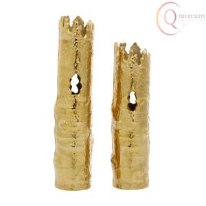 Vase de table en métal fait main de luxe avec couleurs personnalisées offrant un design contemporain de qualité supérieure pour la décoration intérieure - Product Image 4