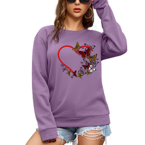 Venta al por mayor, superventas, diseño de moda, sudadera para mujer, tela 100% algodón Spandex, sudaderas cómodas y transpirables para mujer - Product Image 2