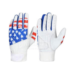 Gants de baseball en cuir professionnels personnalisés OEM Gants de baseball de meilleure qualité Gants de frappe de baseball de bonne qualité - Product Image 1