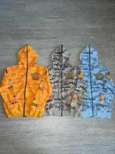 Sudadera con Capucha Personalizada para Hombre, con Estampado Completo, Sudadera con Capucha de Felpa Francesa Gruesa con Cremallera para Hombre - Product Image 3