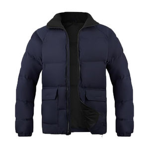 Nueva Chaqueta Acolchada con Capucha para Hombre, Talla Grande, para Invierno, Cálida, Ecológica, Transpirable, con Cierre de Cremallera - Product Image 5