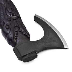 Ejes Tomahawk de acero al carbono hechos a mano personalizados de alta calidad, venta directa de fábrica, multiusos con mango de madera - Product Image 3