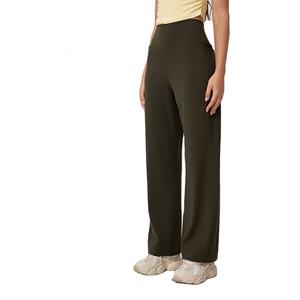 Pantalon à jambes larges, taille haute, pour la course à pied et le yoga, pantalon de sport respirant à séchage rapide pour femmes, pantalon à jambes larges - Product Image 4