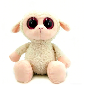 customized Plush Cute Plush <b>Sheep</b> Stuffed Animal <b>Toy</b> Soft Pink Eyes For Babies 0-24 Months Unisex - Product Image 3