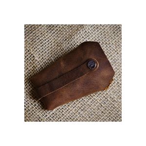 Terrago-porte-clés en cuir véritable, pochette à clés en cuir, porte-clés en cuir compact, porte-clés de voiture - Product Image 3