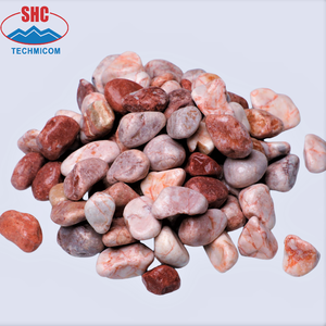 3-5mm <b>Sweet</b> Pink Natural Pebbles | Sophisticated Matte Finish Decorative Stones for Modern Landscapes - Product Image 1