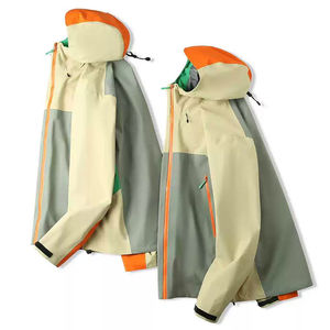 Chaqueta Cortavientos de Invierno para Hombre, Económica, Impermeable, con Capucha, Transpirable, con Logotipo/Diseños Personalizados, Colores Contrastantes en la Parte Delantera, Cómoda - Product Image 2