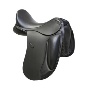 อานม้าหนังวัวแท้ขายดี อานม้าทรงเดรสสาจ อานม้าแบบอังกฤษ ผลิตภัณฑ์ขี่ม้าหนังวัวแท้ อุปกรณ์ขี่ม้า - Product Image 4