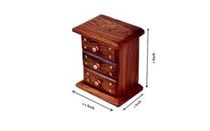 Wholesale Handmade Modern Luxury Wooden Drawer Organizer Storage Tray Multifunctional Design for <b>Kitchen</b> Living Room Home Use - Product Image 4