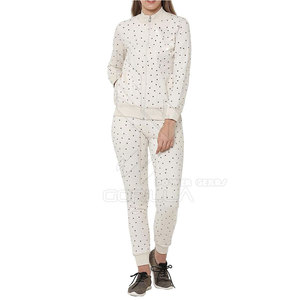 Conjunto Deportivo Informal de Algodón para Mujer, Diseño Sólido, Chaqueta con Capucha y Cremallera Completa para Invierno, Pantalones Transpirables, Ecológicos y Cómodos - Product Image 1