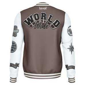 แจ็คเก็ตบอมเบอร์แจ็คเก็ตเบสบอลของผู้ชายเสื้อแจ็คเก็ตแบบปักโลโก้ตามสั่งสำหรับฤดูหนาว - Product Image 2