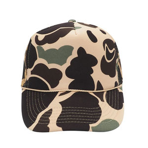 Gorra de Camionero de Espuma con 5 Paneles Personalizada, Gorra de Béisbol con Camuflaje, para Pesca y Ciclismo, Bordado 3D, Unisex, Deportiva, de Lona y Malla de Alta Calidad - Product Image 5
