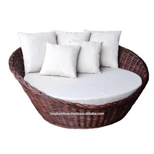 Luxury Handwoven Natural <b>Rattan</b> <b>Egg</b> <b>Chair</b> Eco-Friendly Lightweight Wicker for Home Furniture & Resort Modern High Quality - Product Image 3