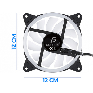 Quiet 120mm RGB LED Gamer CPU Fan with 4pin Connector PC Heatsink <b>for</b> <b>Computer</b> <b>Case</b> Air Type 5V Voltage - Product Image 2