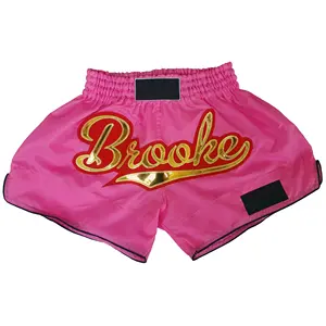 Plus Size Muay Thai Shorts High Grade MMA Gym Boxing Kickboxing Shorts for Men and Women