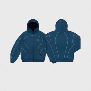 Tuta Sportiva <span class=keywords><strong>con</strong></span> <span class=keywords><strong>Cappuccio</strong></span> <span class=keywords><strong>e</strong></span> <span class=keywords><strong>Cerniera</strong></span> <span class=keywords><strong>Uomo</strong></span> <span class=keywords><strong>e</strong></span> Donna 2025 Stile Hip Hop Streetwear <span class=keywords><strong>Felpa</strong></span> Larga di Tendenza <span class=keywords><strong>con</strong></span> Tasche - Product Image 3