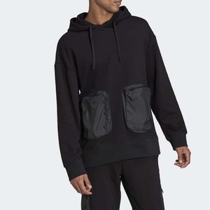 Sweat à capuche en coton pour hommes, vêtement de gymnastique de bonne qualité, meilleur vente, logo personnalisé brodé, poche latérale, fermeture éclair - Product Image 4